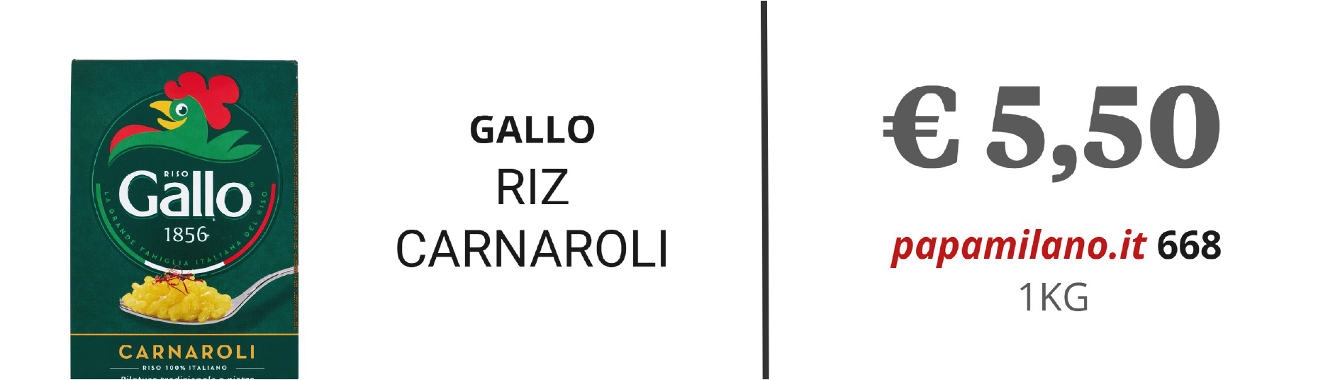 GALLO RIZ CARNAROLI